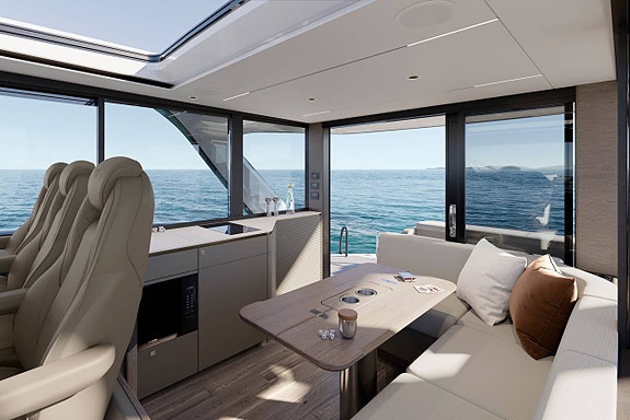 Princess C48 Deck Saloon 4 of 12