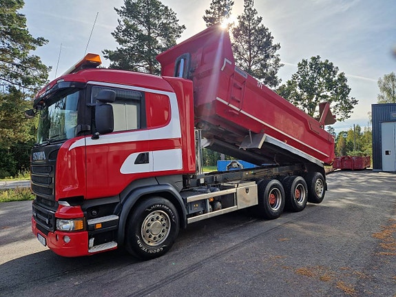 SCANIA R580 8X4 TIPPBIL EURO-6