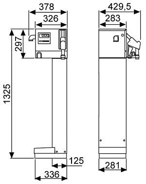 Stativ dieselpumpar Cube & B.smart Älvestad-Tanken 2 of 2
