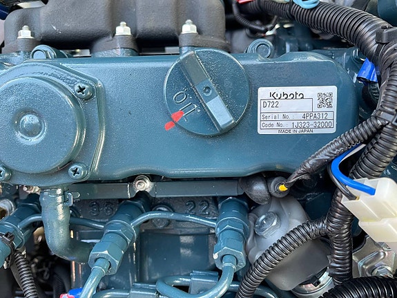 S100 Minigrävare 1.0 ton, Kubota 3-cylindrig motor 10 of 12