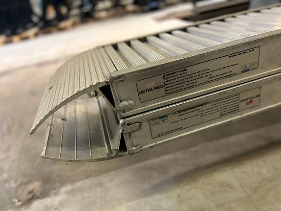 ALUMINIUM LASTRAMP från Metalmec i lager