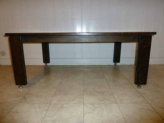 Soffbord 70-tal – mörkt trä, vintage