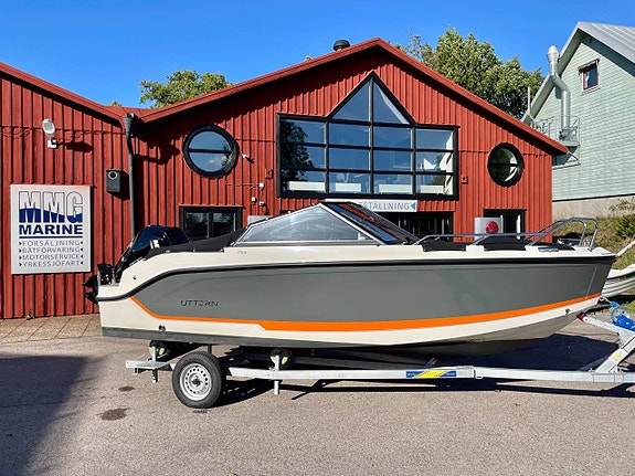 Uttern T53 Mercury F115 2022 TK BV1100 båtvagn 30 km