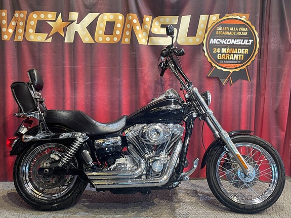 Harley-Davidson FXDC SUPER GLIDE CUSTOM Hjulklappsspelet! Lott ingår!