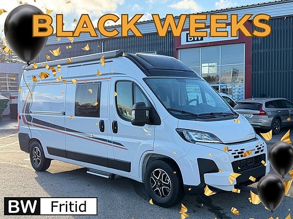 Weinsberg CaraBus 600 ME - Black Weeks-Solcell&Litium ingår!