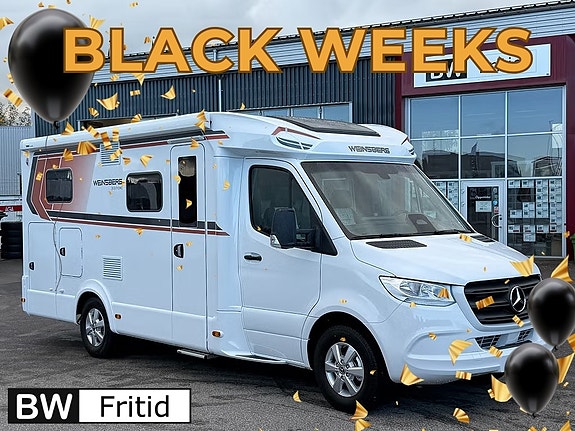 Weinsberg CaraCompact MB 640 MEG - BW -Solcell&Litium ingår!