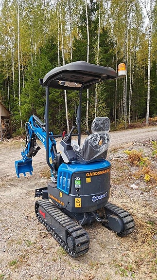 Minigrävare NYA Rippa R13 Pro med tillbehörspaket. 5 of 5