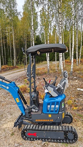 Minigrävare NYA Rippa R13 Pro med tillbehörspaket. 4 of 5