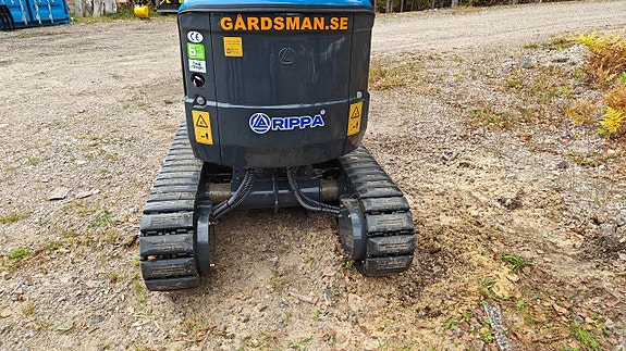 Minigrävare NYA Rippa R13 Pro med tillbehörspaket. 6 of 12