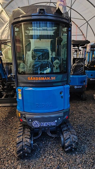 Minigrävare 1800 KG Nya Rippa R18 PRO + Redskapspaket 6 of 12
