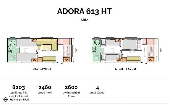 Adria Adora 613 HT | ALDE | FRONTKÖK | STOR TOALETT 20 of 20