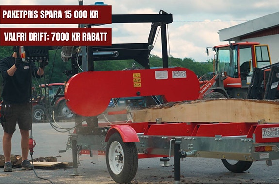 Sågverk EL / bensin | Spara 7000 kr