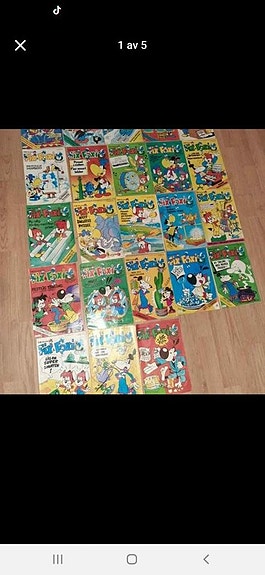 Tidningar, Fix & Foxi, 1979, 1980, 1981, 49 stycken, Retro