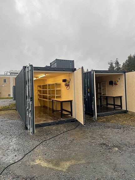 Container 8ft 10ft 20ft 40ft i lager isolering,elpaket