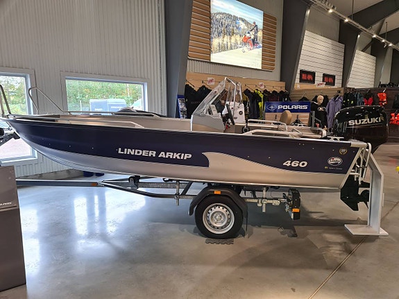 Linder ARKIP 460 med Suzuki DF50 ABRIS Lagertömning