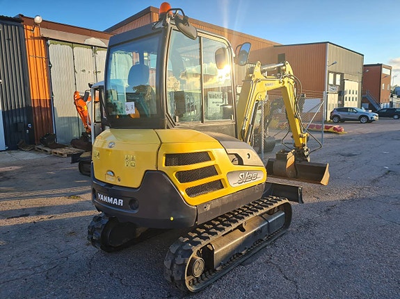 MINIGRÄVARE YANMAR SV 26 inkl. SNABBFÄSTE & 3st SKOPOR 3 of 9