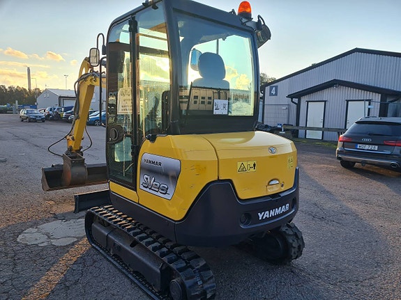 MINIGRÄVARE YANMAR SV 26 inkl. SNABBFÄSTE & 3st SKOPOR 5 of 9