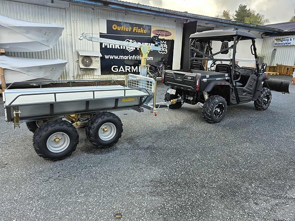 Loncin U WOLF 700 Paket med Timmer trailer/ Snöblad 2 of 9