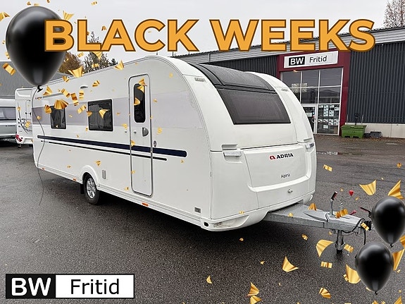 Adria Alpina 663 HT - Queenbed - Alde - Förtält - Frontkök -