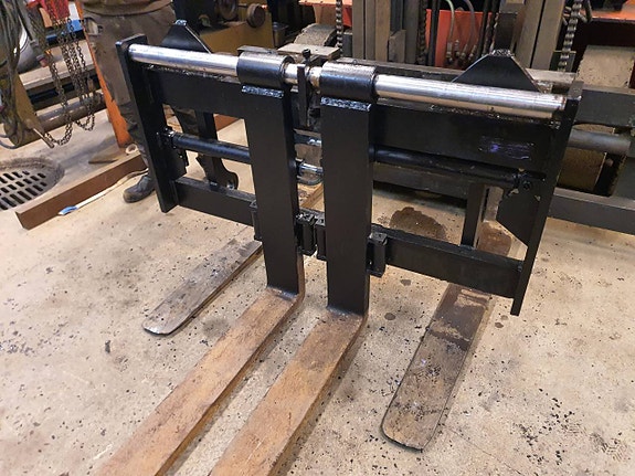 Hydrauliska pallgafflar 6 ton stora BM
