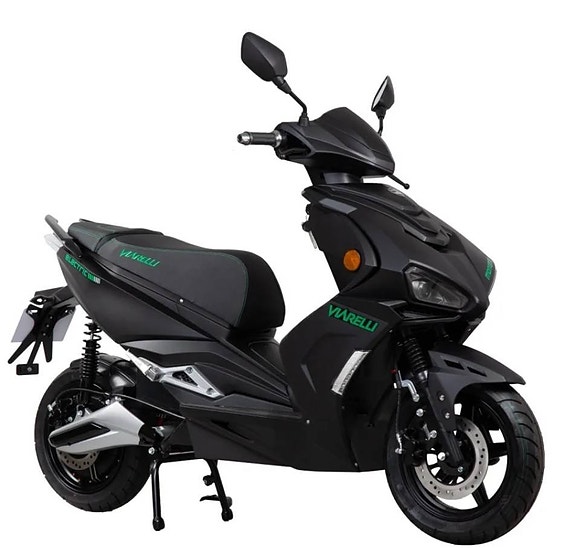 Elmoped Viarelli Monztro Mattsvart Klass 1