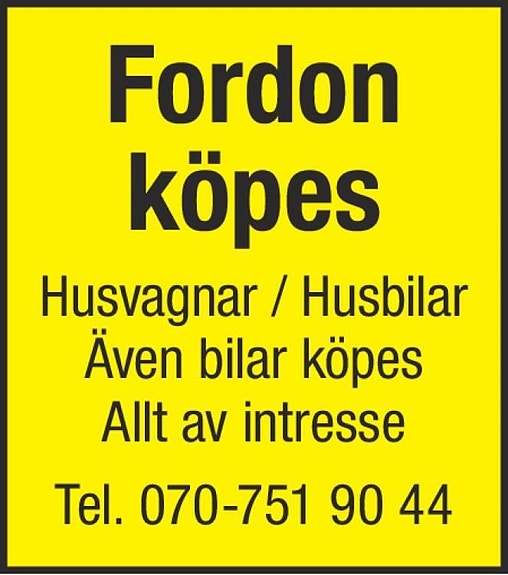Övriga Köpes Husbil / Husvagn 2 of 2
