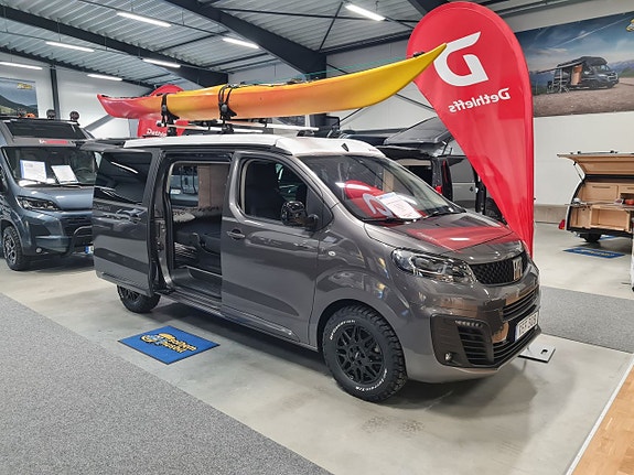 Dethleffs GlobeVan Solhem Edition pop-up, 177 hk, automat, äventyrsplåtis