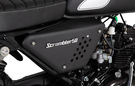 Moped Viarelli Scrambler Klass 1 Mattgrå i Butik 8 of 8