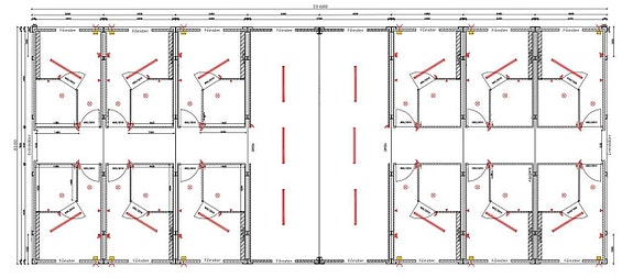 Färdig modulbyggnad med 12 boenden & gemensamt kök
