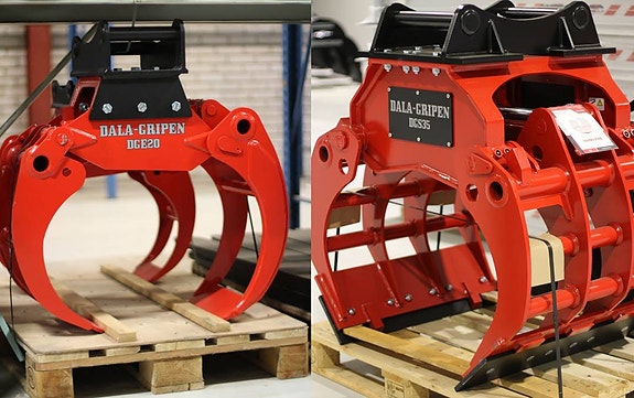 DALA-GRIPEN sorteringsgrip / stengrip / entreprenadgrip