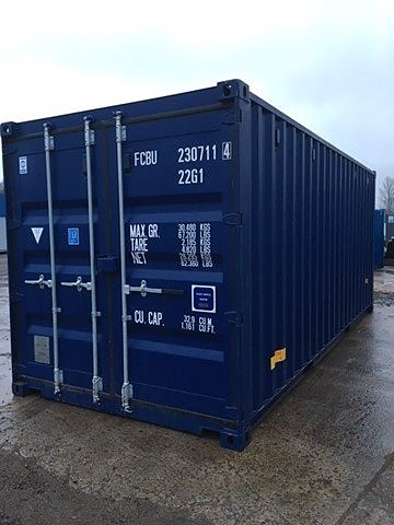 20' Fraktcontainer med gångdörr