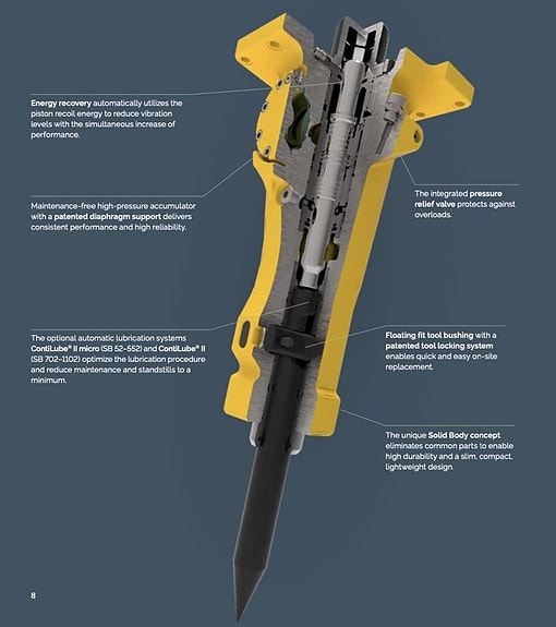 Epiroc SB hydraulhammare 3 of 6