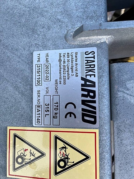 Starke Arvid / Fjärås Sandspridare 315/1100 3 of 4
