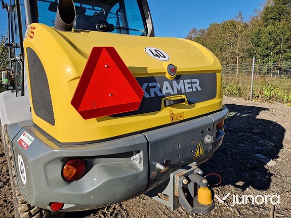Hjullastare med vikplog - Kramer 8115, Holms PVL240C 19 of 30