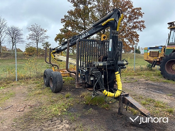Skogsvagn - Moheda, 10 ton, med kran