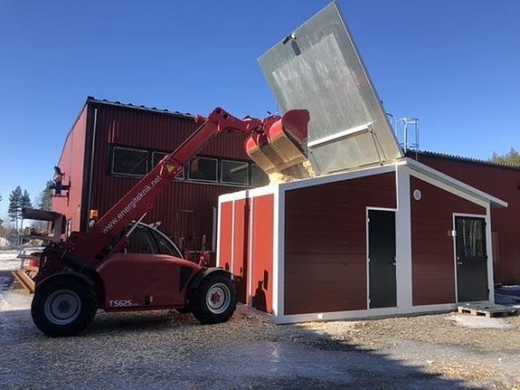 Nyckelfärdig PANNCENTRAL för flis, spannmål, pellets LEASING