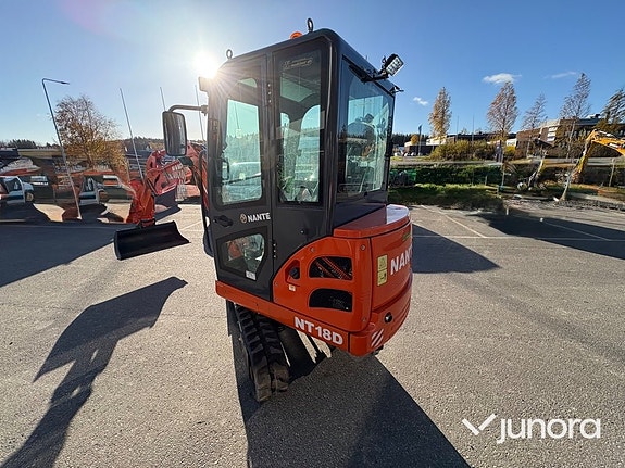 Minigrävare - Nante NT-18D, 1.8 ton, med hytt 5 of 5