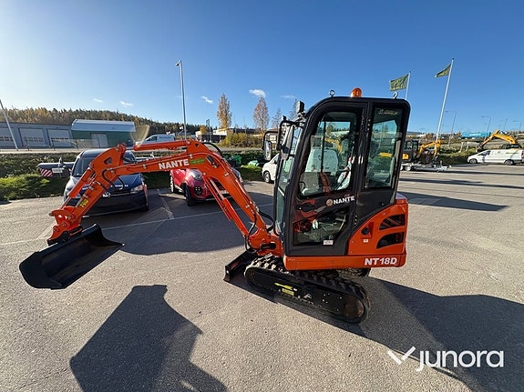 Minigrävare - Nante NT-18D, 1.8 ton, med hytt 6 of 22