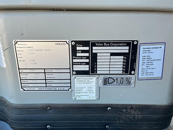 Volvo B5LH 7900 HC 4x2 HYBRID / AC / AUXILIARY HEATING 24 of 24