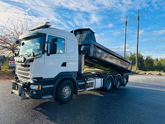 Scania R520 V8 8x4 Tippbil Fulltplogutrustad