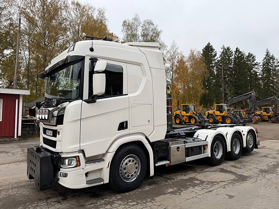 Krokbil Scania R530 V8 Plogbil 8X4 G33 Euro6