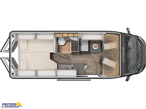 Sunlight Cliff 640 Adventure - Auto - 9" media