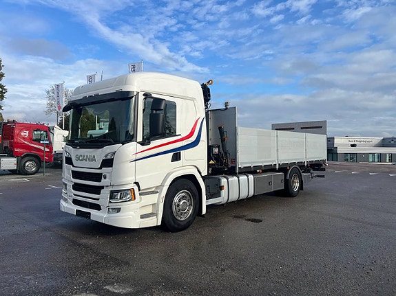 Scania P320 4x2 Kranbil med Z-Lyft, Euro 6