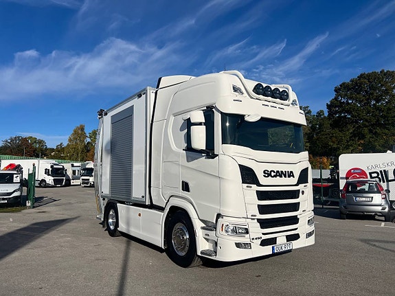 Scania R450 4x2 TMA Bil med skåp, Berlex TMAX TMA Skydd