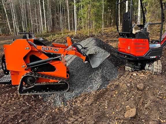 Minilastare TW480T inkl. skopa (Skid Steer)