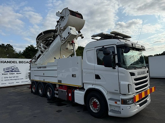 Scania G480, Euro 6, Kombi Spolbil+Recykler, Utmärkt skick!,