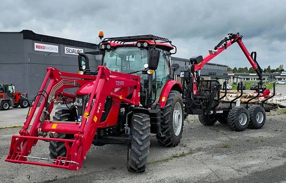 115 hk Traktor + 8 Ton Timmervagn, PAKETDEAL