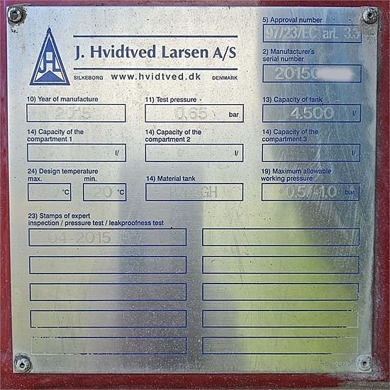 Hvidtved Larsen 4500 - Slamsuger / Vacuum truck 9 of 30