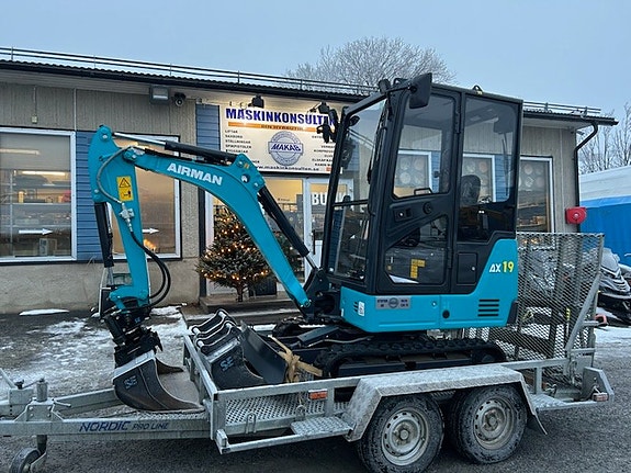 Airman AX19-7 Minigrävare Bokslutsaffär