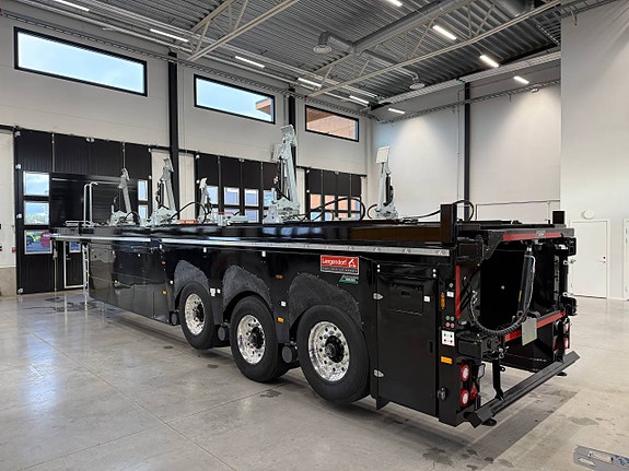 Hakarps - Langendorf bygeltrailer för prefab OMGÅENDE LEV